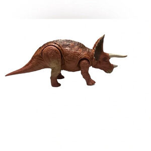2017 Mattel Jurassic World Triceratops Dinosaur Figure Sounds Roarivores